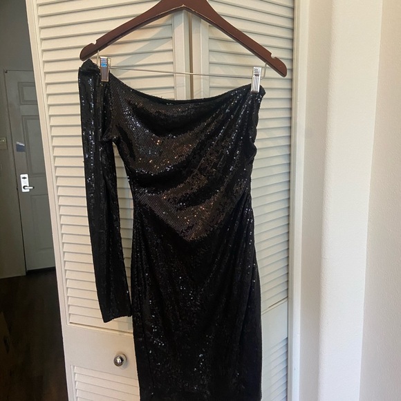 Windsor Black Sequin Dress size Small - Picture 12 of 14